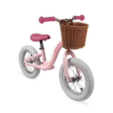 Draisienne Bikloon Métal Vintage Rose - JANOD - Pour Enfant de 3 à 6 Ans - Selle Réglable - Pneus Gonflables ROSE 1 - vertbaudet enfant 