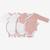 Lot de 3 bodies 1 mois - TROIS KILOS SEPT ROSE 1 - vertbaudet enfant 