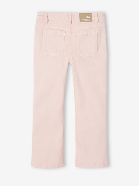 Pantalon évasé fille rose pâle+vert amande 2 - vertbaudet enfant 