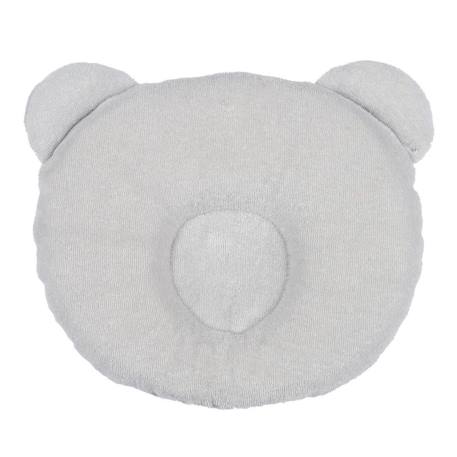 Cale Tête Bébé P'tit Panda - 0-6 Mois - Respirant - Luttre Contre Plagiocéphalie - 21x19cm Gris GRIS 1 - vertbaudet enfant 