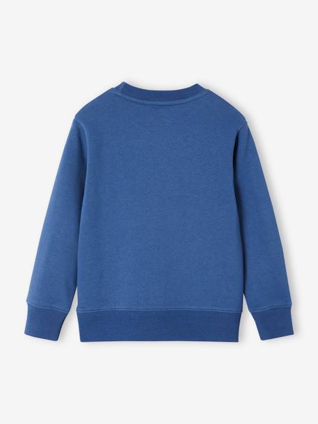 Sweat col rond personnalisable garçon bleu 2 - vertbaudet enfant 