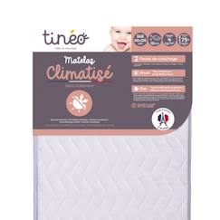 Chambre et rangement-Literie-Matelas-Matelas bébé-Matelas Climatisé 60x120x10cm - Matelas Bébé - Climatisé - 1 Face Été - 1 Face Hiver - Sans Traitement - Fabriqué En France