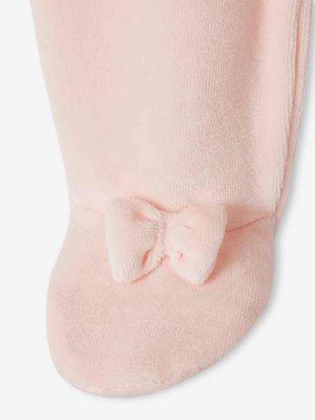 Lot de 2 dors-bien bébé en velours rose pâle 6 - vertbaudet enfant 