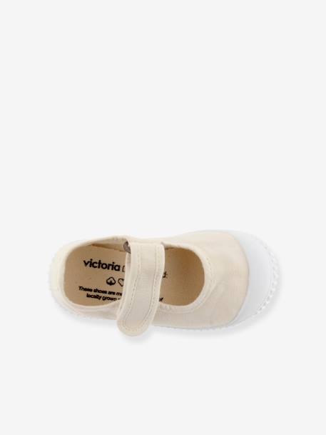 Ballerines enfant 1915 Mercedes Lona Tintada 136605 VICTORIA® beige+bleu jean+rose 4 - vertbaudet enfant 