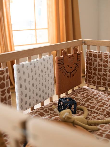 Tour de lit / tour de parc pare-chocs ETHNIC beige imprimé 3 - vertbaudet enfant 