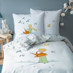 Parure de lit imprimée 100% coton - LE PETIT PRINCE BIRDS - 140x200 cm  - vertbaudet enfant