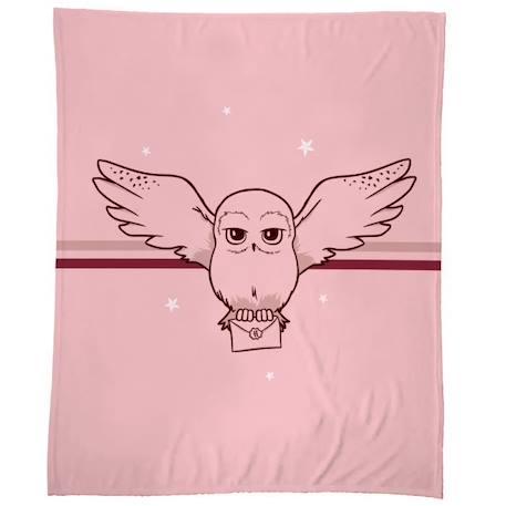 Plaid polaire imprimé, HARRY POTTER GIRLY 125x150cm ROSE 1 - vertbaudet enfant 