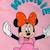 Parure de lit imprimée 100% coton, DISNEY HOME MINNIE HAPPY 140x200+63x63cm ROSE 4 - vertbaudet enfant 