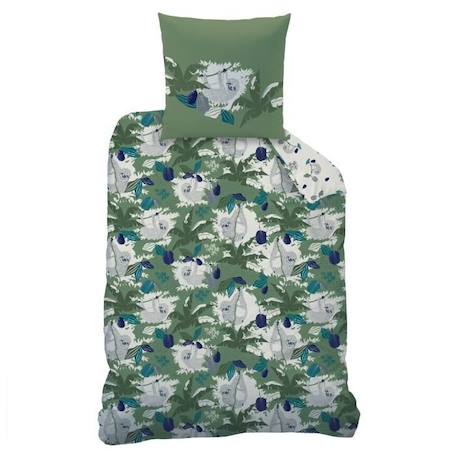 Parure de lit enfant imprimé 100% coton - CACHE CACHE. Taille : 140x200 VERT 4 - vertbaudet enfant 