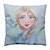 Coussin imprimé 100% coton - DISNEY FROZEN 2 SISTERS - 40x40 cm - Bleu - Naturelle - Carré BLEU 3 - vertbaudet enfant 