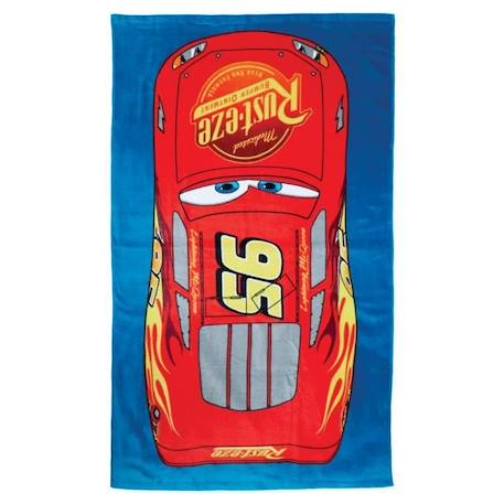 Drap de plage - DISNEY - CARS 95 - 100% coton - 70x120 cm - Licence officielle BLEU 1 - vertbaudet enfant 