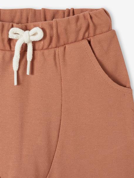 Pantalon bébé en maille piquée marron+vert d'eau 3 - vertbaudet enfant 