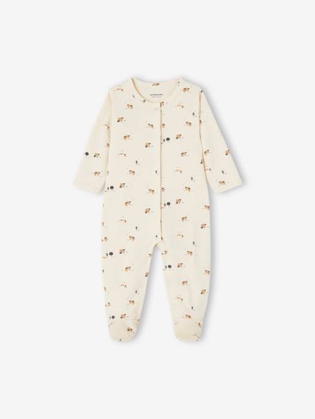 Lot de 2 dors-bien en interlock bébé taupe 3 - vertbaudet enfant 