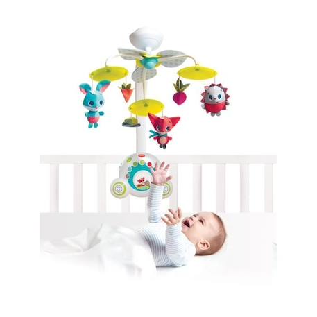 TINY LOVE Mobile Musical Soothe ’n Groove, 18 Mélodies, dès la Naissance, Collection dans la Prairie BLANC 2 - vertbaudet enfant 