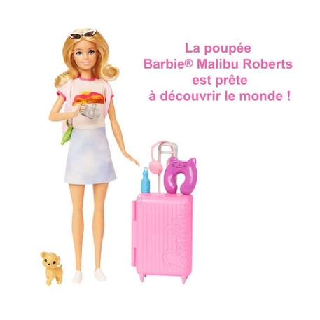 Barbie - Barbie Voyage  - Poupée - 3 Ans Et + BLANC 6 - vertbaudet enfant 