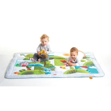 TINY LOVE Tapis d'éveil Géant Pour Bébé, Dès la naissance, Collection Dans la Prairie, 150 x 100 cm BLEU 1 - vertbaudet enfant 