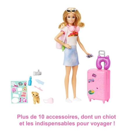 Barbie - Barbie Voyage  - Poupée - 3 Ans Et + BLANC 5 - vertbaudet enfant 