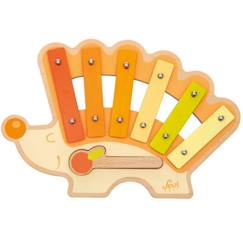 Jouet-Activités artistiques et musicales-Instruments de musique-Xylophone Hérisson en métal - SEVI - TUE47000 - Orange - 24 mois - 2 ans - Intérieur