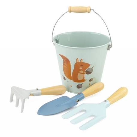 Set de jardinage Écureuil - ULYSSE - Pour enfant de 3 ans et plus - Bleu BLEU 1 - vertbaudet enfant 