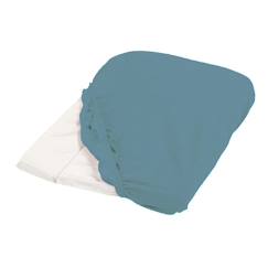 CANDIDE - Housse De Matelas à Langer, Absorbante, Coins Élastiqués, Lavable En Machine, Fabriqué En Europe, 50x75cm (Bleu)  - vertbaudet enfant