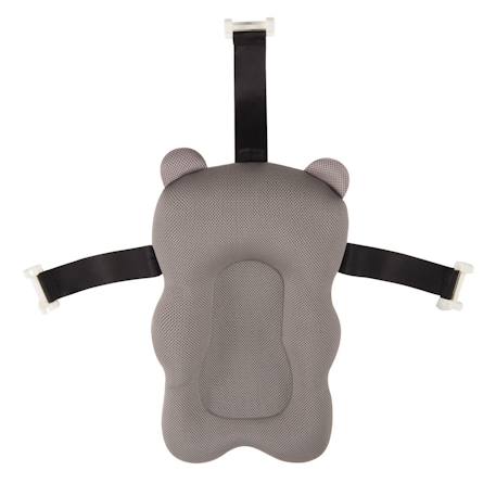 Coussin De Bain Bébé - Siège de Bain Bébé - Système d’Attache Universel - Accroche Pour Séchage Rapide - 0-6 mois GRIS 2 - vertbaudet enfant 