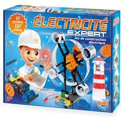 Jouet-Jeux éducatifs-Jeux scientifiques-BUKI Electricité Jeu de construction Electricité Expert