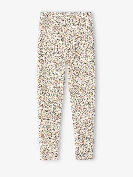 Legging imprimé fille beige+écru+vert+vert émeraude 5 - vertbaudet enfant 