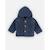 Manteau à capuche en tricot BLEU+ROSE 2 - vertbaudet enfant 