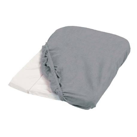 Housse De Matelas à Langer - Absorbante - Coins Élastiqués - Lavable En Machine - Fabriqué En Europe - 50x75cm Gris GRIS 1 - vertbaudet enfant 