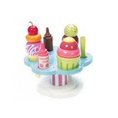 Jouet-Jeux d'imitation-Jouet - Le Toy Van - TV310 - Glaces de Carlo - Enfant - 3 ans - Bleu - Fille - Multicolore