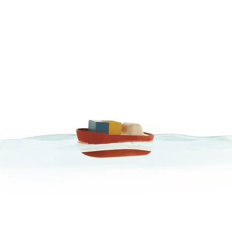 Jouet aquatique - PLAN TOYS - Grand bateau modulable rouge - 100% caoutchouc - Mixte - A partir de 3 ans ROUGE 2 - vertbaudet enfant 