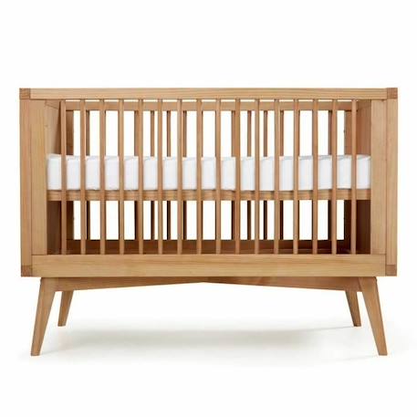 Lit bébé évolutif Marley - AKITEN RETAIL - Bois 70x140 cm - Marron - Chambre bébé BLANC 2 - vertbaudet enfant 