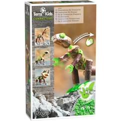 Jouet-HABA - Terra Kids Connectors – Kit Dinosaures - Construction - Plein Air - Jeu Enfant 8 ans et +