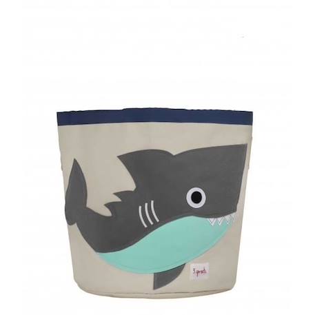 Sac à jouets 3 Sprouts Requin BEIGE 1 - vertbaudet enfant 