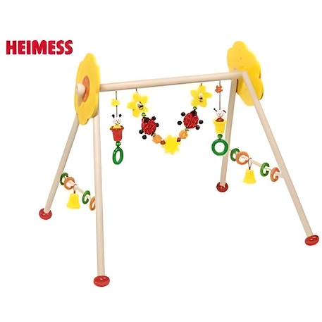 Portique d'activités HEIMESS Fleurs et Insectes JAUNE 1 - vertbaudet enfant 