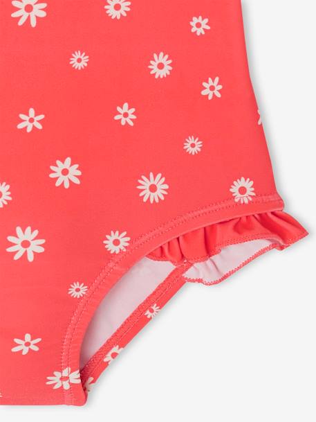 Maillot de bain 1 pièce bébé fille fleurs fuchsia 4 - vertbaudet enfant 