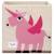 3 Sprouts - Cube de rangement Licorne - ELEMENTS FOR KIDS BEIGE 1 - vertbaudet enfant 