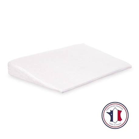 Plan incliné 10° éponge pour lit 60x120cm Blanc BLANC 2 - vertbaudet enfant 