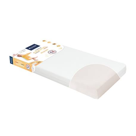 Matelas Bébé 70x140x10cm Essentiel - Sans Traitement - Déhoussable - Confort Traditionnel - Fabriqué En France - Garantie 5 Ans BLANC 3 - vertbaudet enfant 