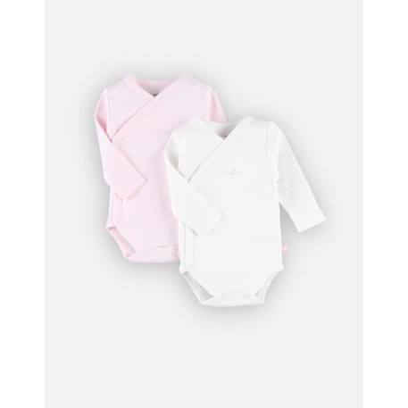 Bébé-Set de 2 bodys croisés à manches longues