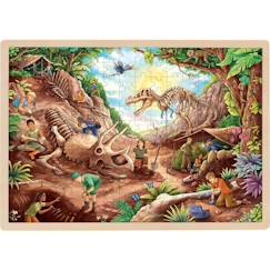 -Puzzle Dinosaures - Goki - 192 pièces - Thème Animaux - Mixte - A partir de 6 ans