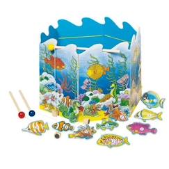 Jouet-Jeux de plein air-Jeux de jardin-Jeu de pêche à aimants GOKI - 56884 - 19 pièces - Pour enfant de 3 ans et plus