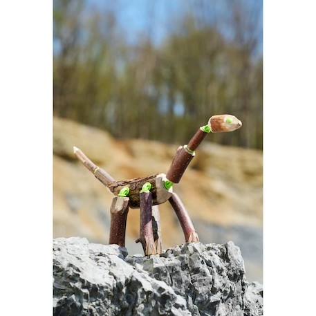 HABA - Terra Kids Connectors – Kit Dinosaures - Construction - Plein Air - Jeu Enfant 8 ans et + MARRON 3 - vertbaudet enfant 