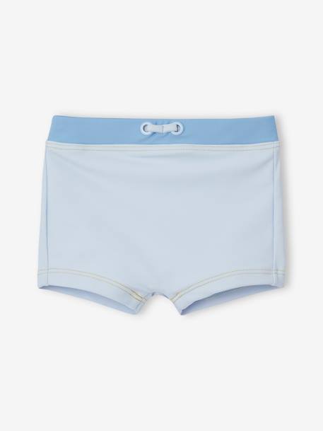 Ensemble de bain T-shirt anti-UV + boxer + bob bébé garçon bleu océan 3 - vertbaudet enfant 