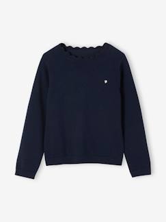 Pull BASICS personnalisable fille  - vertbaudet enfant