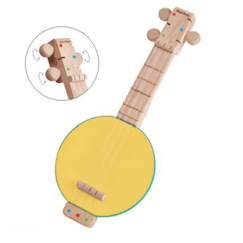 Jouet-Activités artistiques et musicales-PLAN TOYS Jeu en bois Banjolélé