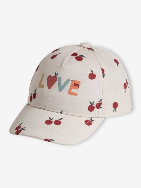 Casquette pommes bébé fille écru 4 - vertbaudet enfant 