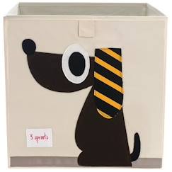 Chambre et rangement-Rangement-3 Sprouts - Cube de rangement Chien - ELEMENTS FOR KIDS