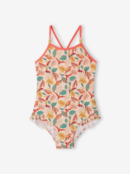 Fille-Maillot de bain tropical 1 pièce fille