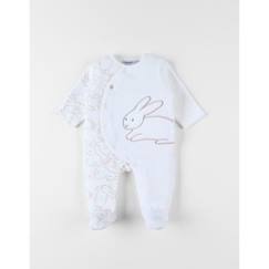 Pyjama 1 pièce lapin en velours  - vertbaudet enfant